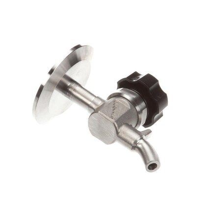 PERLICK Sample Valve, 2 Tri-Clamp Bla F38306SSBLK